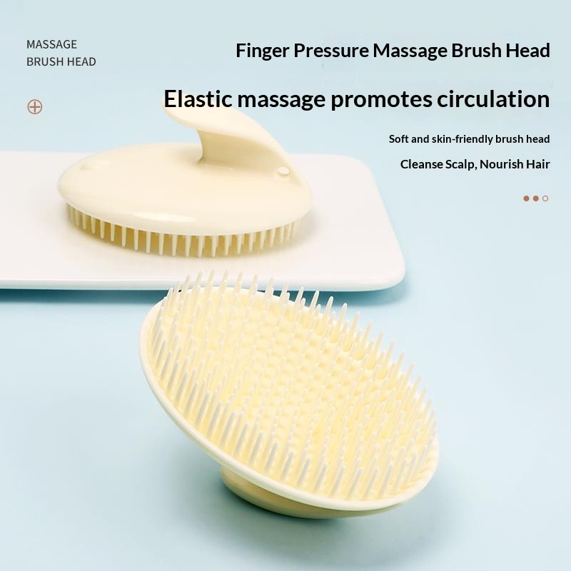 Hair Spa Wellness - Weiche Silikon-Kopfhautmassagebürste, Shampoo-Bürste für Nass- und
