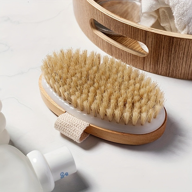 Home Spa Wellness - Körper-SPA-Bürste mit Naturborsten für nasse und