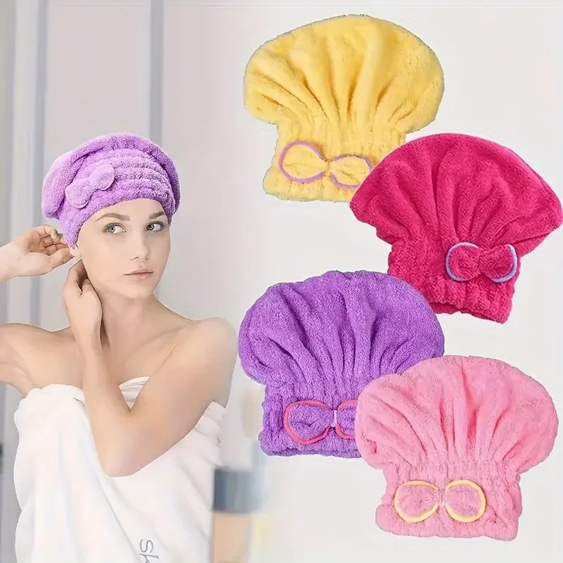 Hair Spa Wellness - Schnelltrocknende Haarkappe für Damen, Badekappe mit