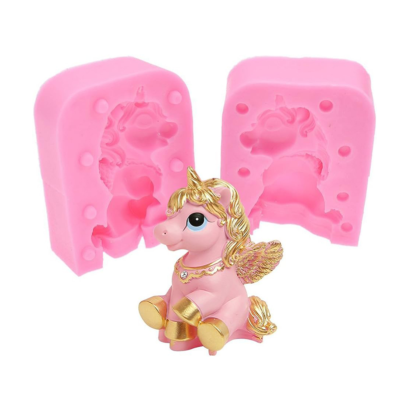 Bath Bomb Mold - 3D Einhorn Silikon Fondant Form Für