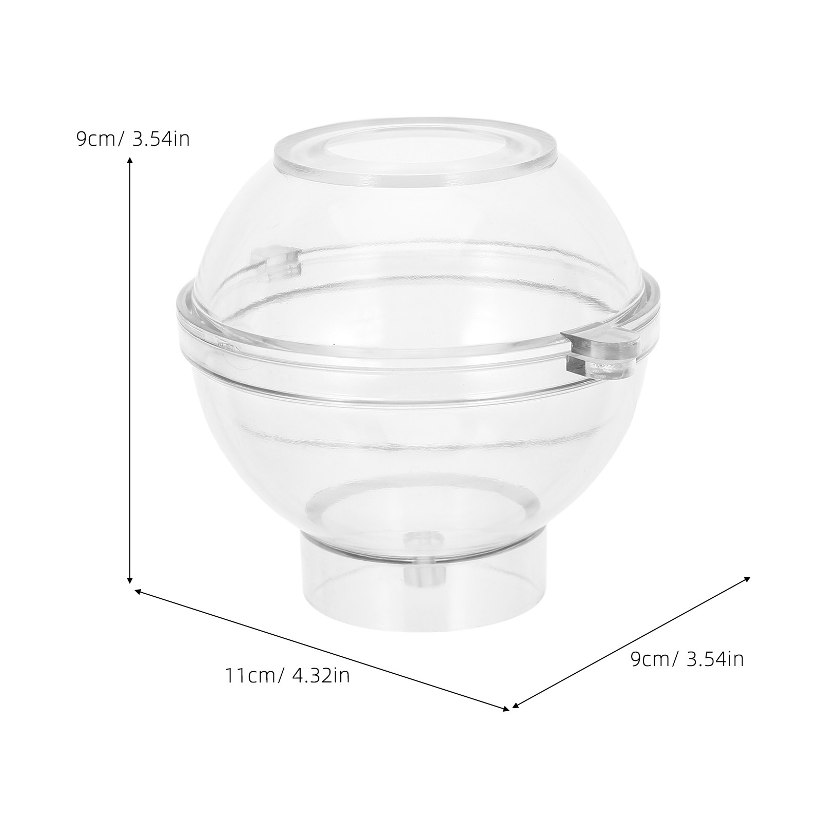 Kugelform aus Acryl 8 cm, durc – Bath Bomb Mold Bewertung und Preis