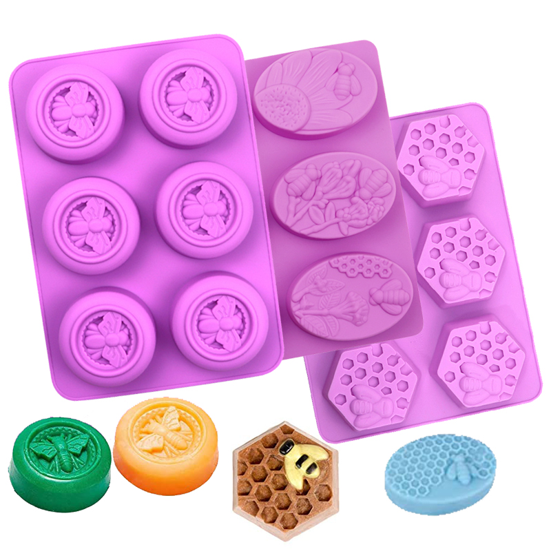 Waben-Seifenform, 3D-Hummel, S – Bath Bomb Mold Bewertung und Preis