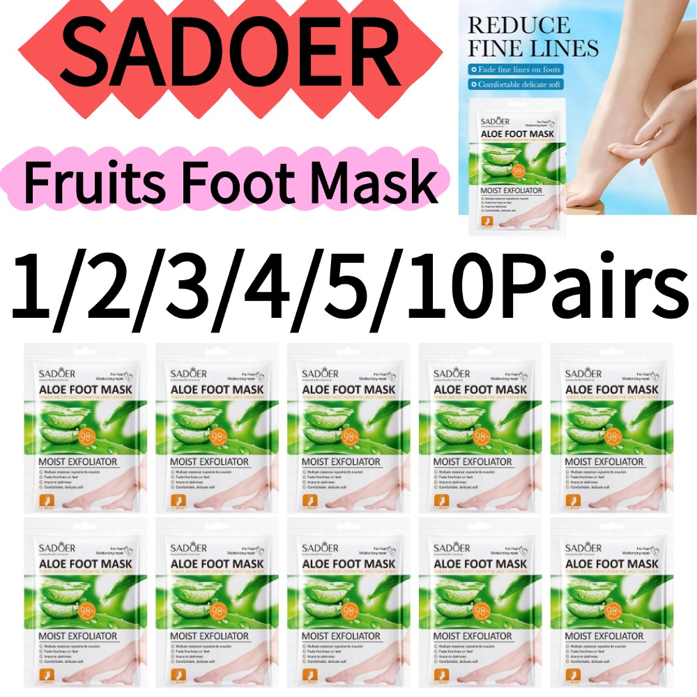 SADOER 1/2/3/4/5/10 Paar Fruch – Foot Mask Peeling Bewertung und Preis