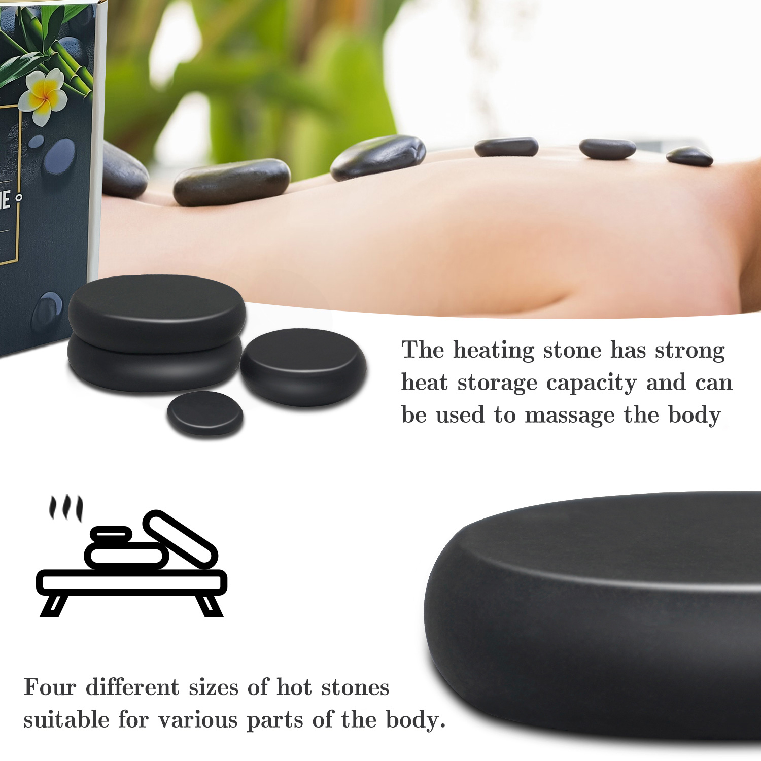 Massage-Hot-Stone-Set, 10-teil – Home Spa Wellness Bewertung und Preis