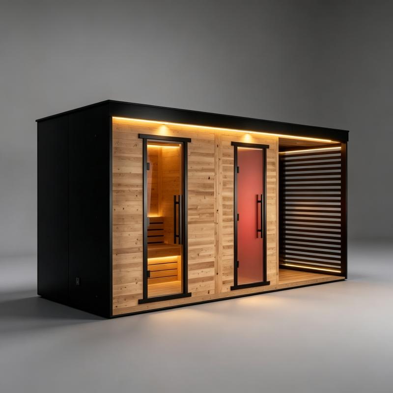 Maßgefertigte Dampfsauna-Kabin – Home Spa Wellness Bewertung und Preis