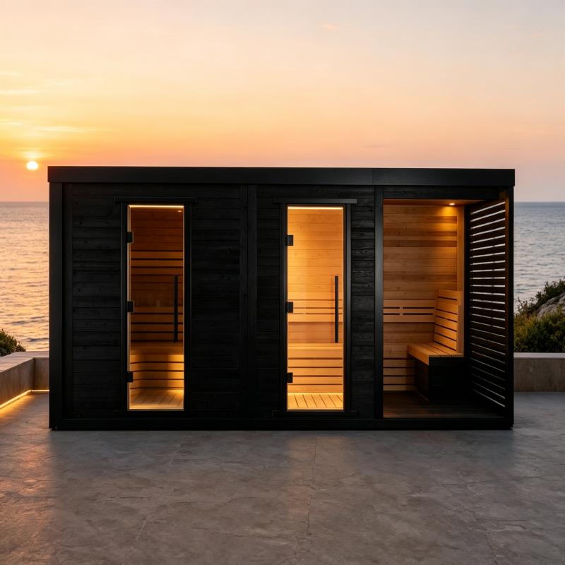 Maßgefertigte Dampfsauna-Kabin – Home Spa Wellness Bewertung und Preis
