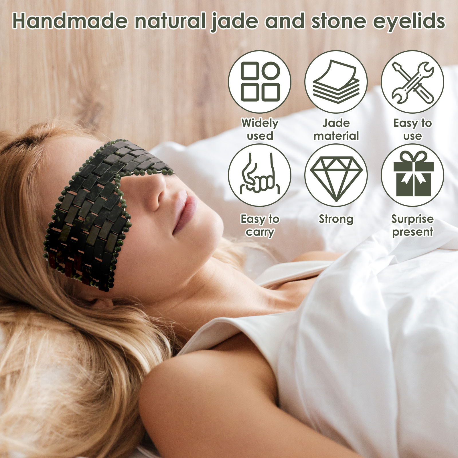 Jade-Augenmaske, tragbar, Jade – Home Spa Wellness Bewertung und Preis