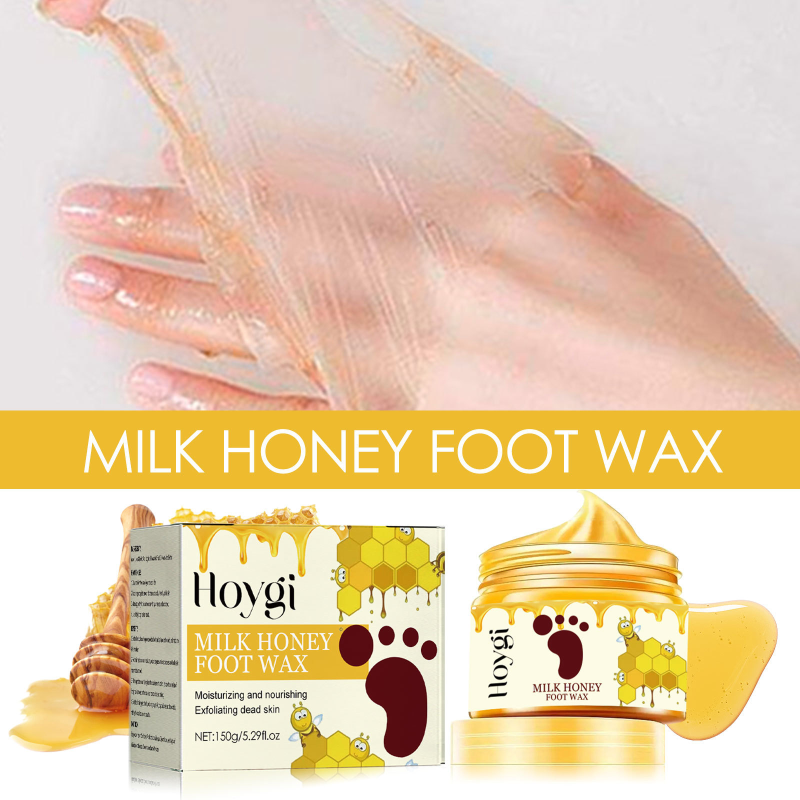 Fuß creme Wachs Honig milch Pe – Foot Mask Peeling Bewertung und Preis