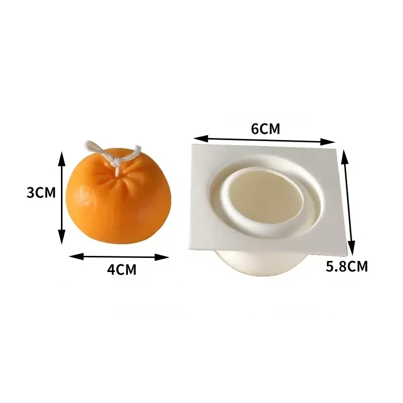 Neue 3D Orange Silikon-Kerzenf – Bath Bomb Mold Bewertung und Preis