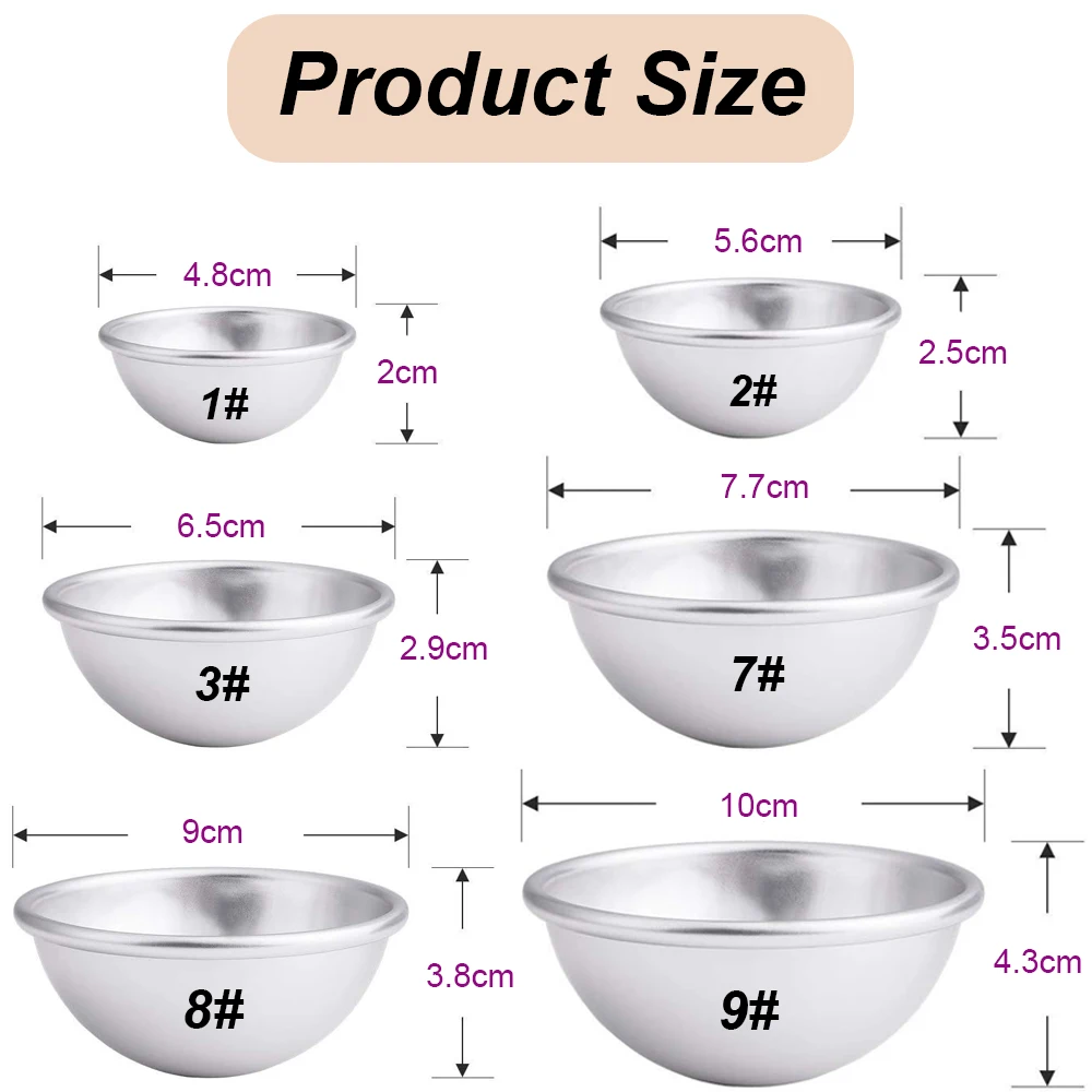 4-teiliges Set Halbkugel-Badek – Bath Bomb Mold Bewertung und Preis