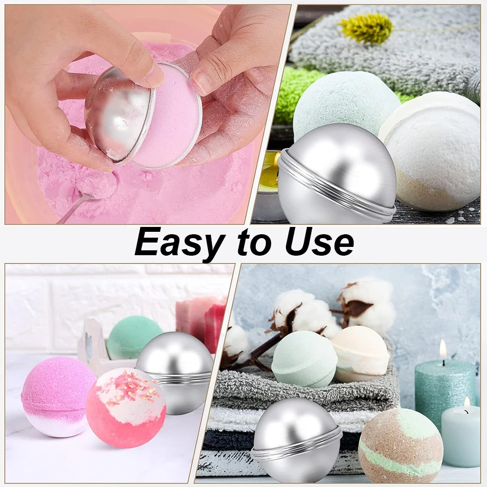 4-teiliges Set Halbkugel-Badek – Bath Bomb Mold Bewertung und Preis